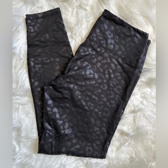 Rae Mode Pants - NWOT Rae Mode Full Length Wide Waist Band Animal Print Leggings Medium